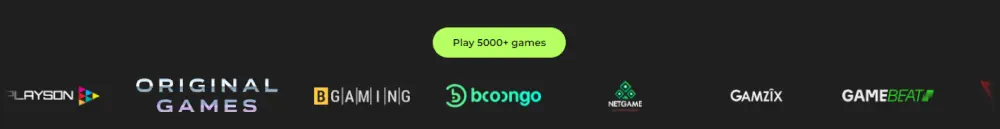 Capospin Casino Game Providers